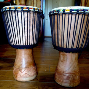 Professional Malian Djembe (23-25" height)